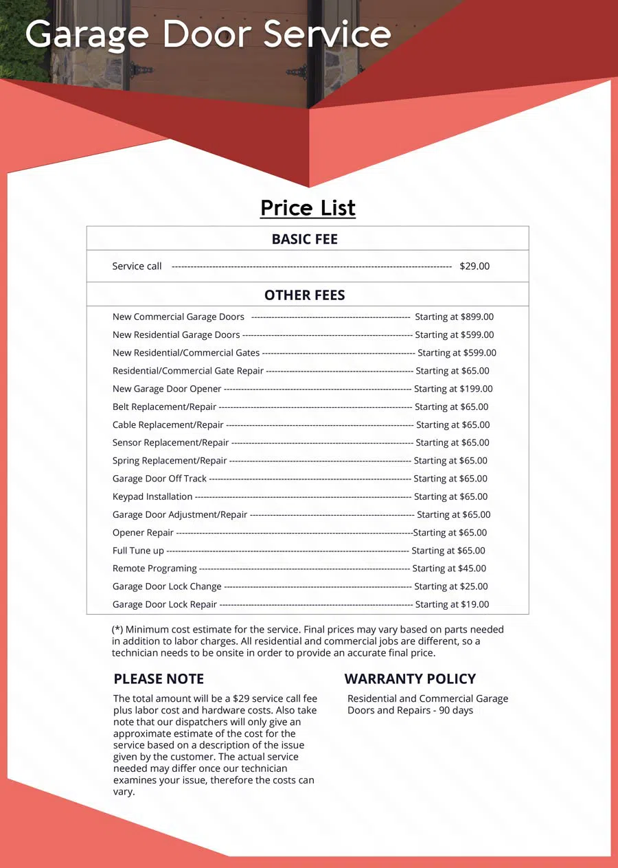 Express Garage Door Repair Service Las Vegas, NV 702-674-6840